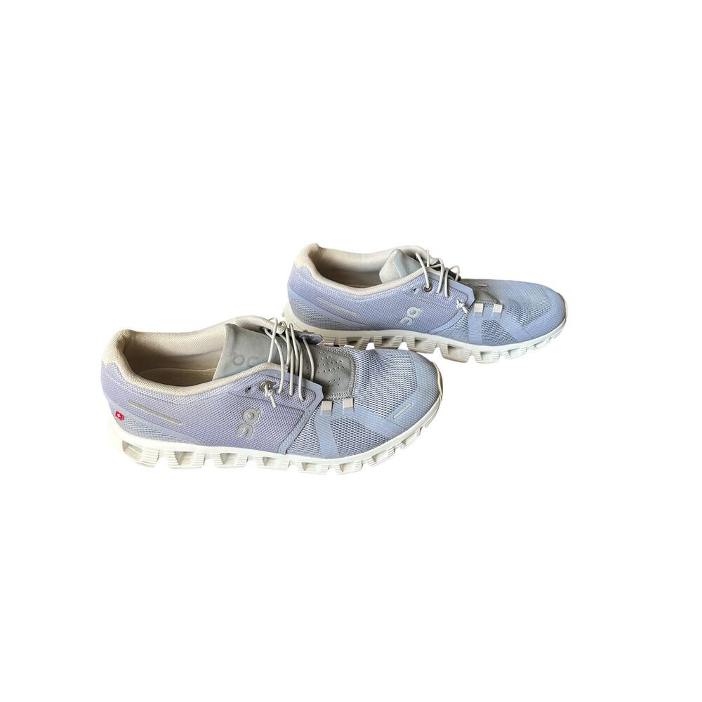 On Running Cloud 5 Women's Sneakers - Nimbus / Alloy Light Lavender - Size 9.5 - Picture 3 of 7
